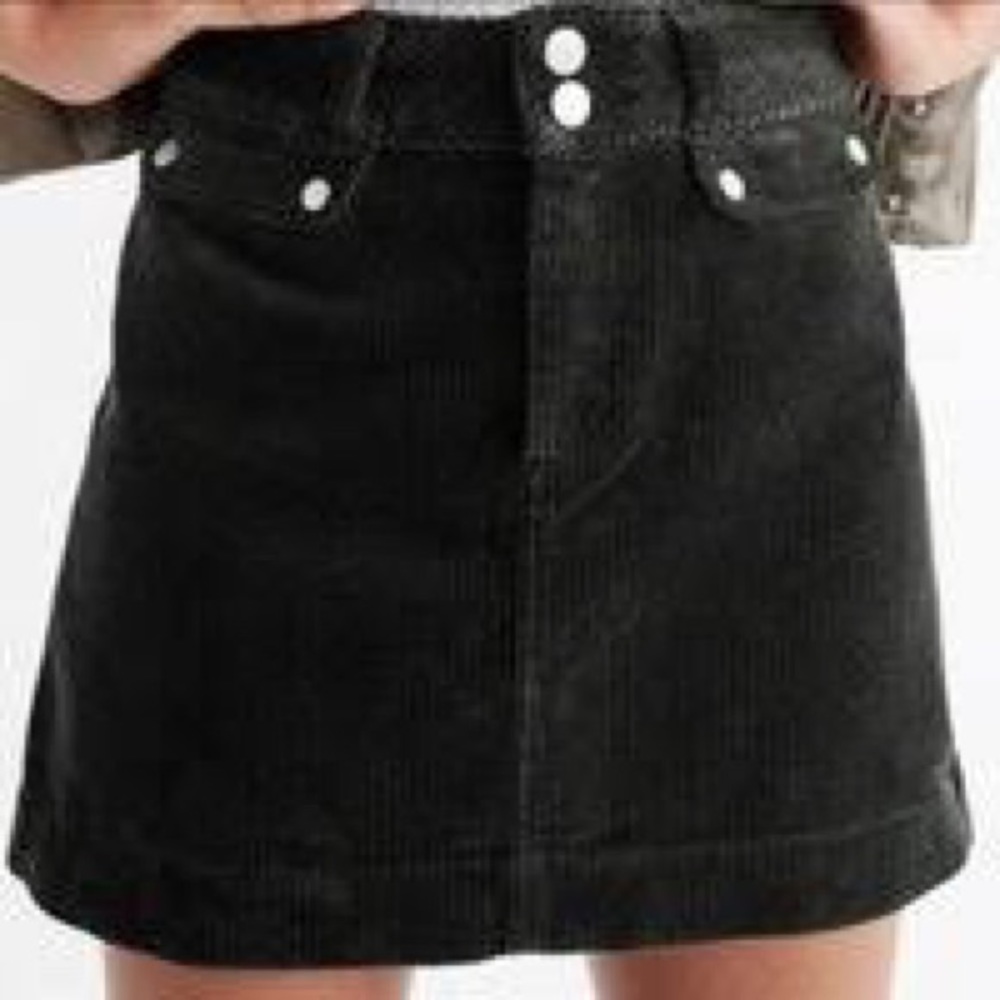 Abercrombie & Fitch Grey Corduroy skirt